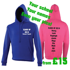 School leavers hoodie